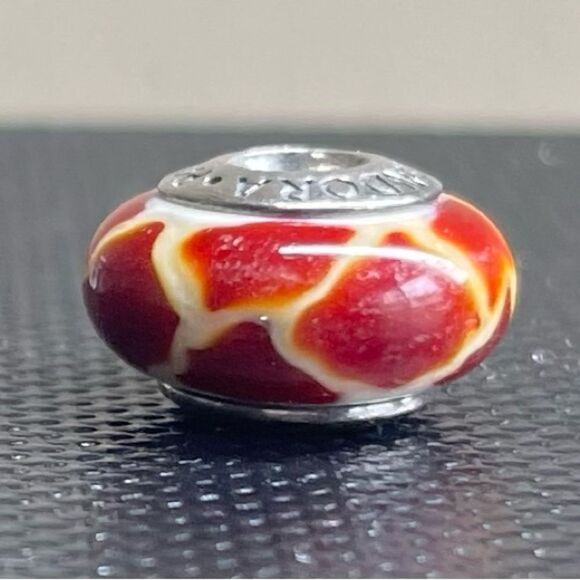 Beautiful Rare Pandora Giraffe Murano glass charm. - Picture 2 of 4